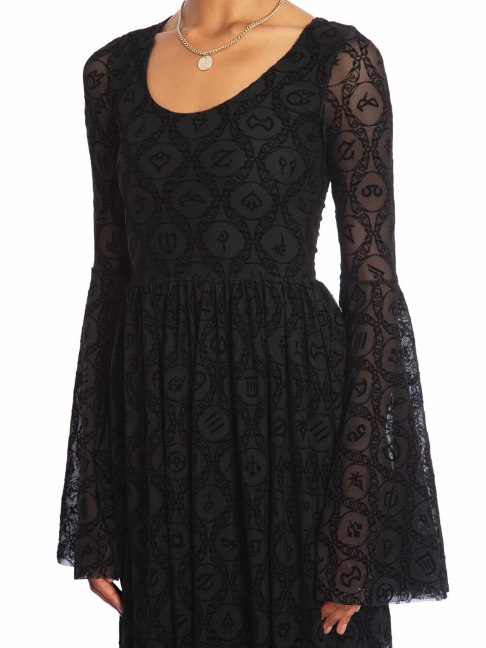BlackMilk Final Fantasy XIV Job Icons Spectre Maxi Dress - Medium - Picture 3 of 13
